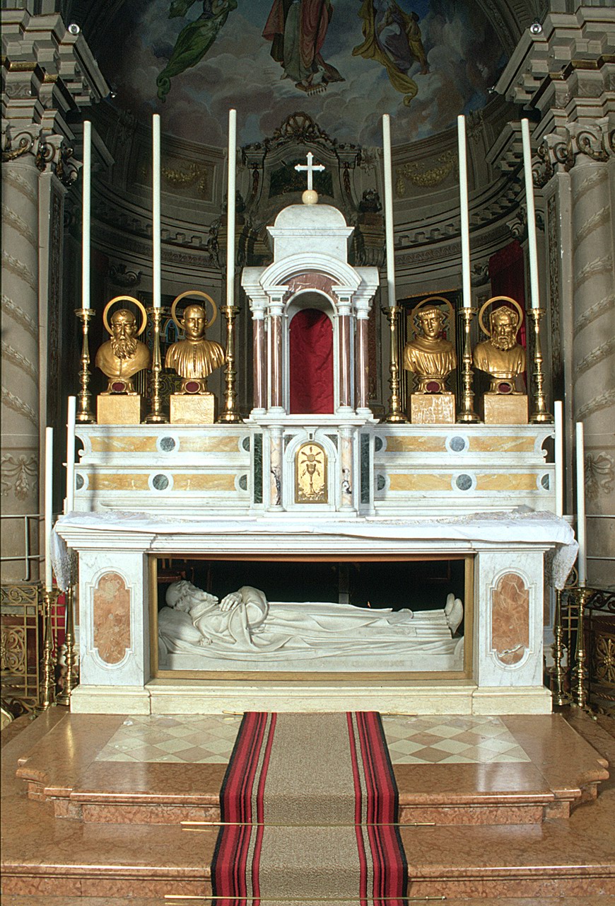 altare maggiore, opera isolata - bottega ferrarese (sec. XX)