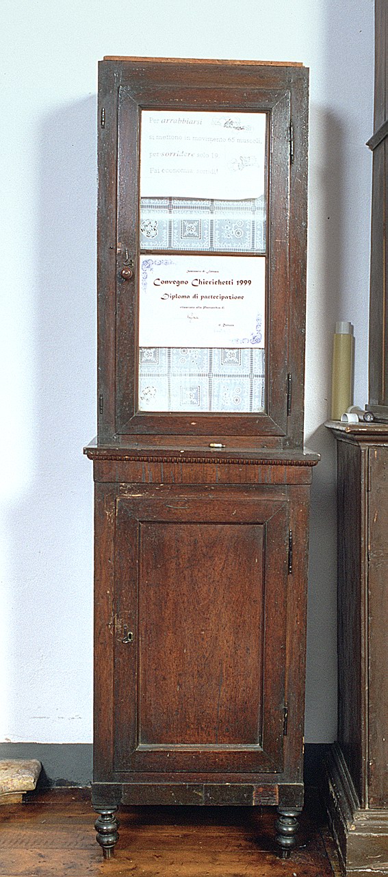 vetrina, coppia - bottega ferrarese (secondo quarto sec. XIX)