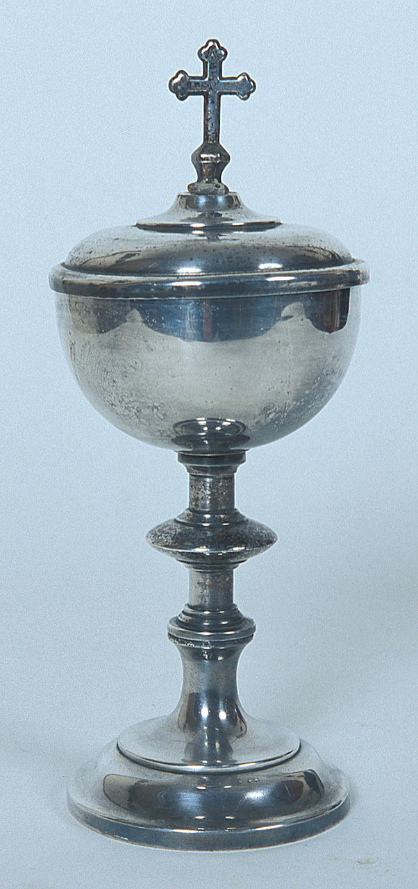 pisside - bottega italiana (metà sec. XX)