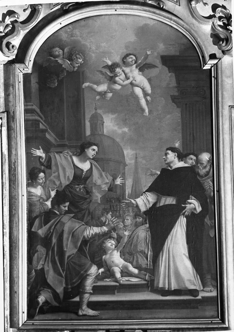 San Vincenzo Ferrer risuscita un fanciullo (pala d'altare) di Creti Donato (sec. XVIII)