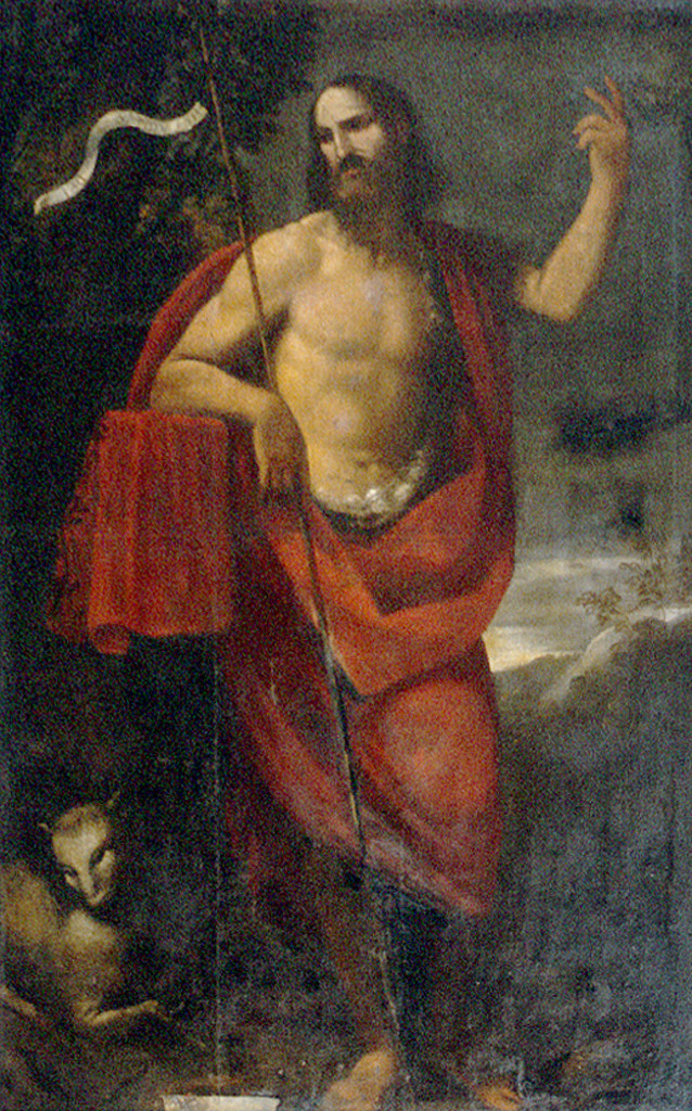 San Giovanni Battista (dipinto) - ambito ferrarese (seconda metà sec. XVII)