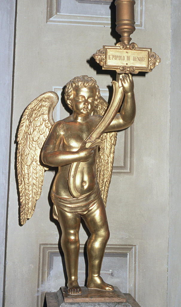 angeli (candelabro - a statua, coppia) - bottega ferrarese (sec. XIX)