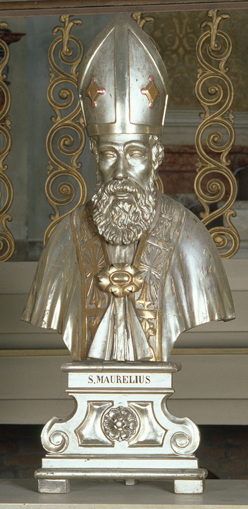 San Maurelio (busto, serie) - bottega ferrarese (seconda metà sec. XIX)