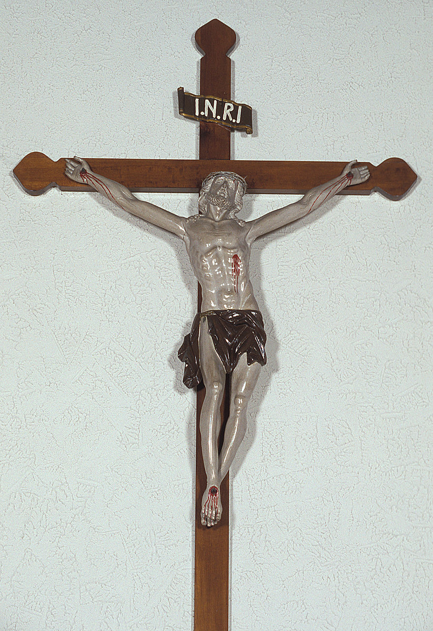 Cristo crocifisso (scultura) - ambito ferrarese (sec. XIX)