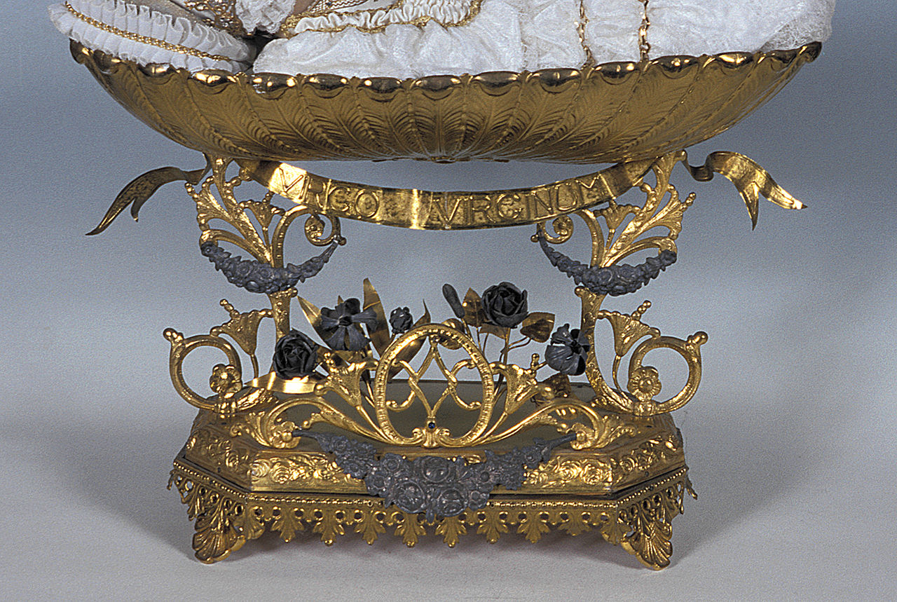 espositorio eucaristico, elemento d'insieme - ambito emiliano-romagnolo (primo quarto sec. XX)