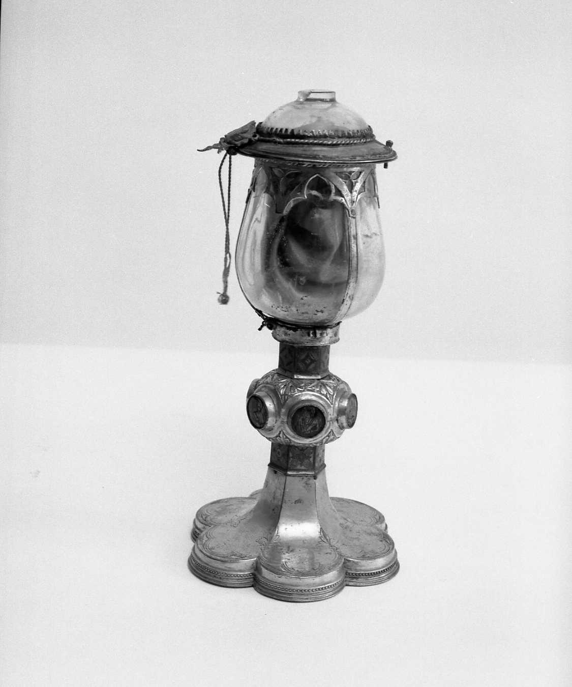 reliquiario architettonico - a lanterna - manifattura Italia settentrionale (metà sec. XV)