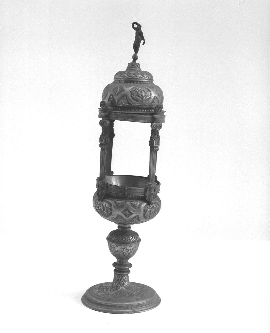 reliquiario architettonico - a tempietto - ambito emiliano (secc. XVI/ XVII)