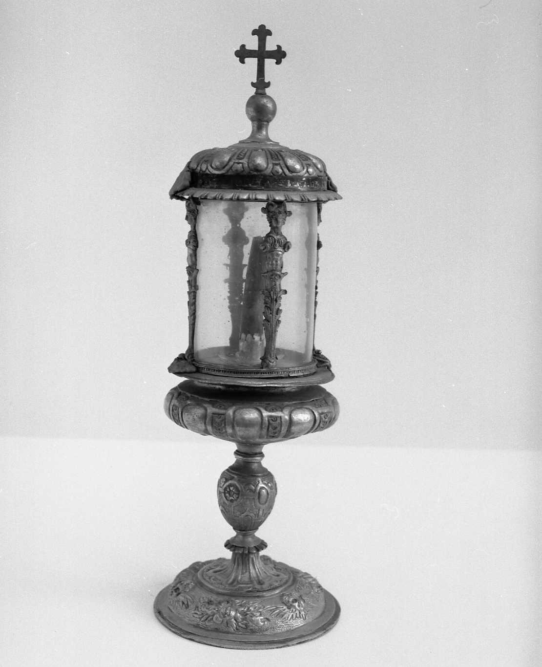 reliquiario architettonico - a tempietto - ambito emiliano (secc. XVI/ XVII)