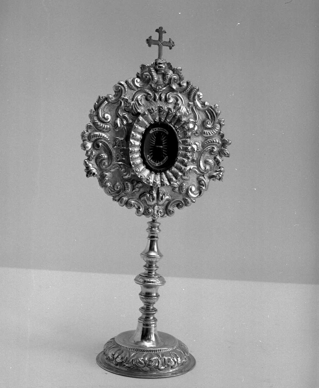 reliquiario - a ostensorio - ambito emiliano (sec. XVIII)