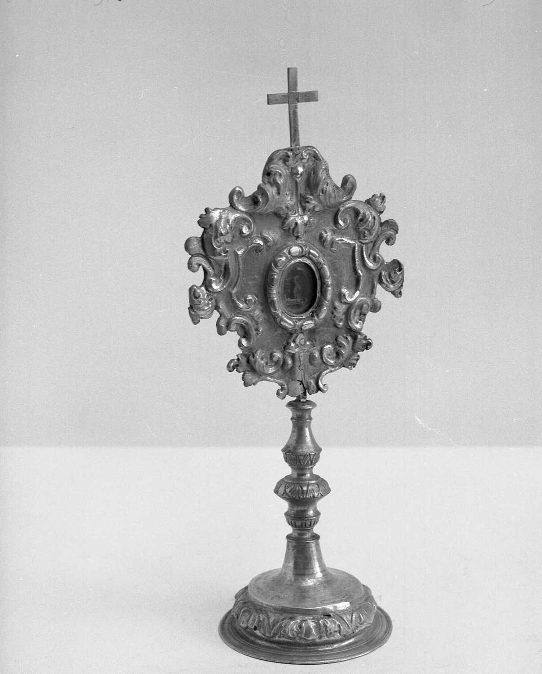 reliquiario - a ostensorio - ambito emiliano (seconda metà sec. XVIII)