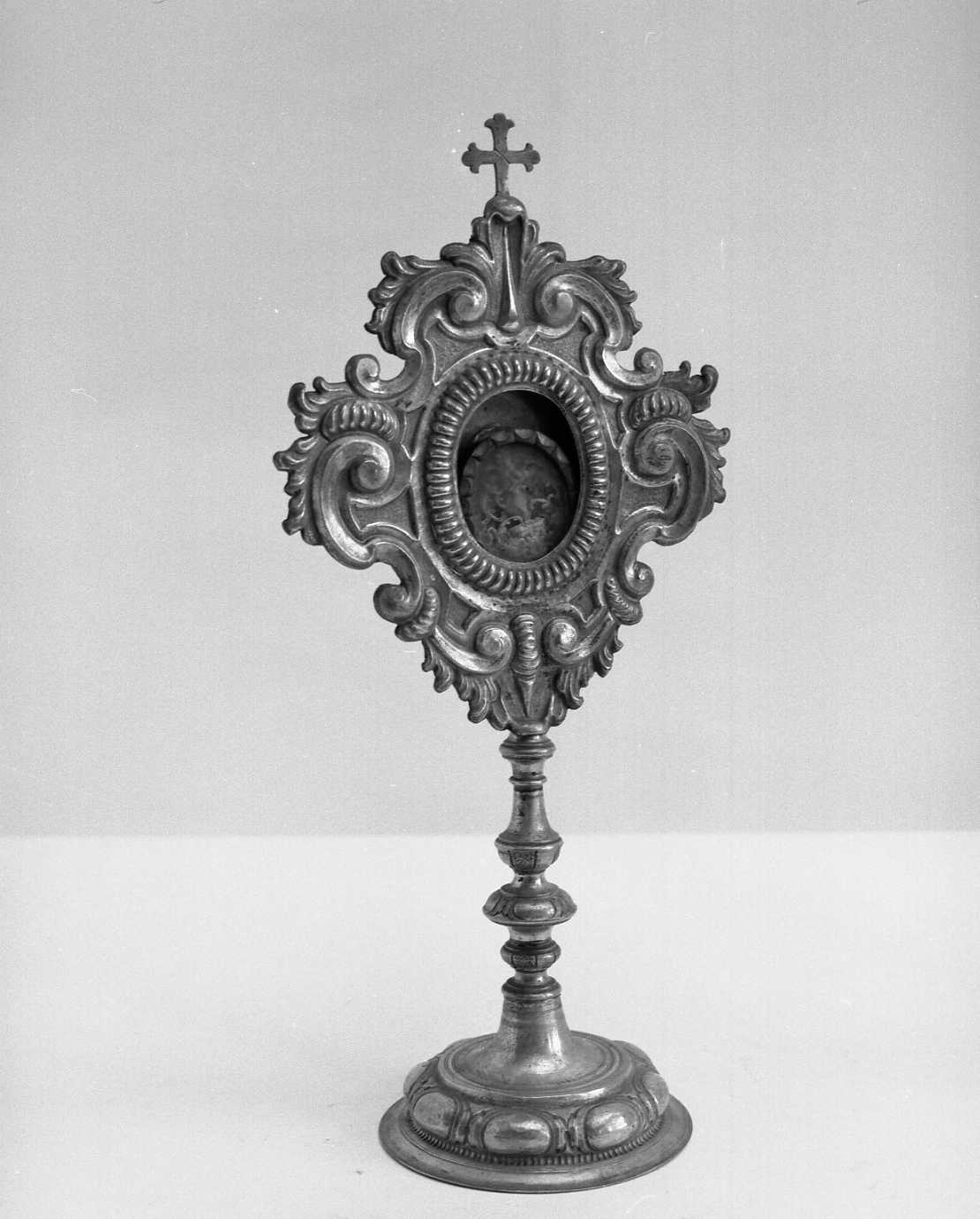 reliquiario - a ostensorio - ambito emiliano (seconda metà sec. XVIII)