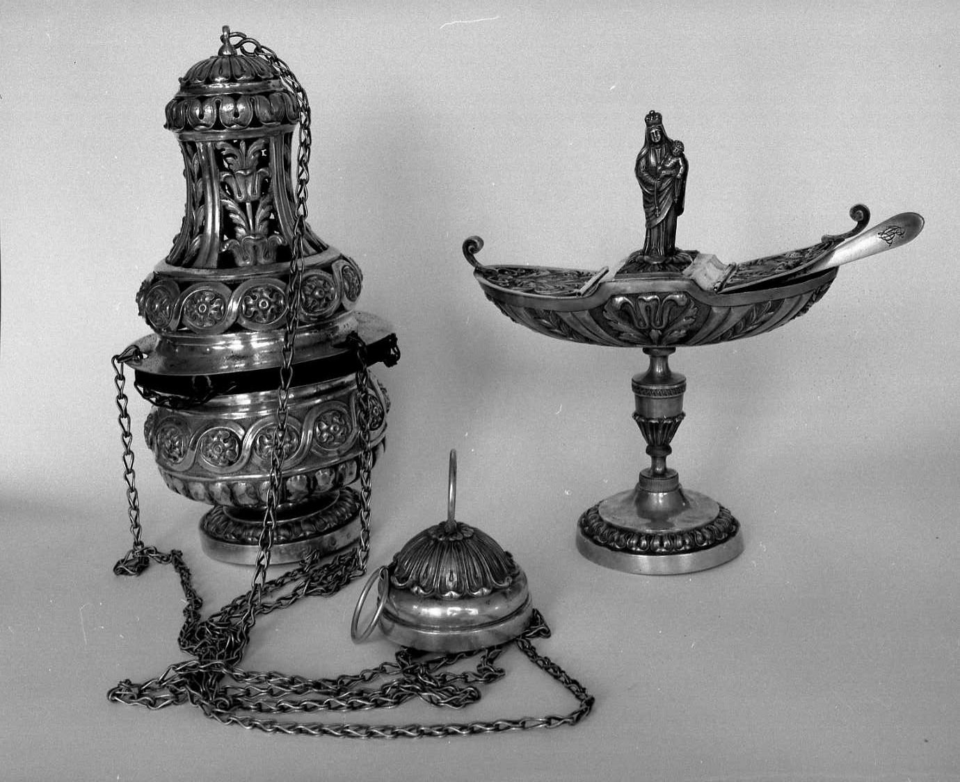 servizio per incensazione, insieme di Vincenzi Giacomo (sec. XIX)