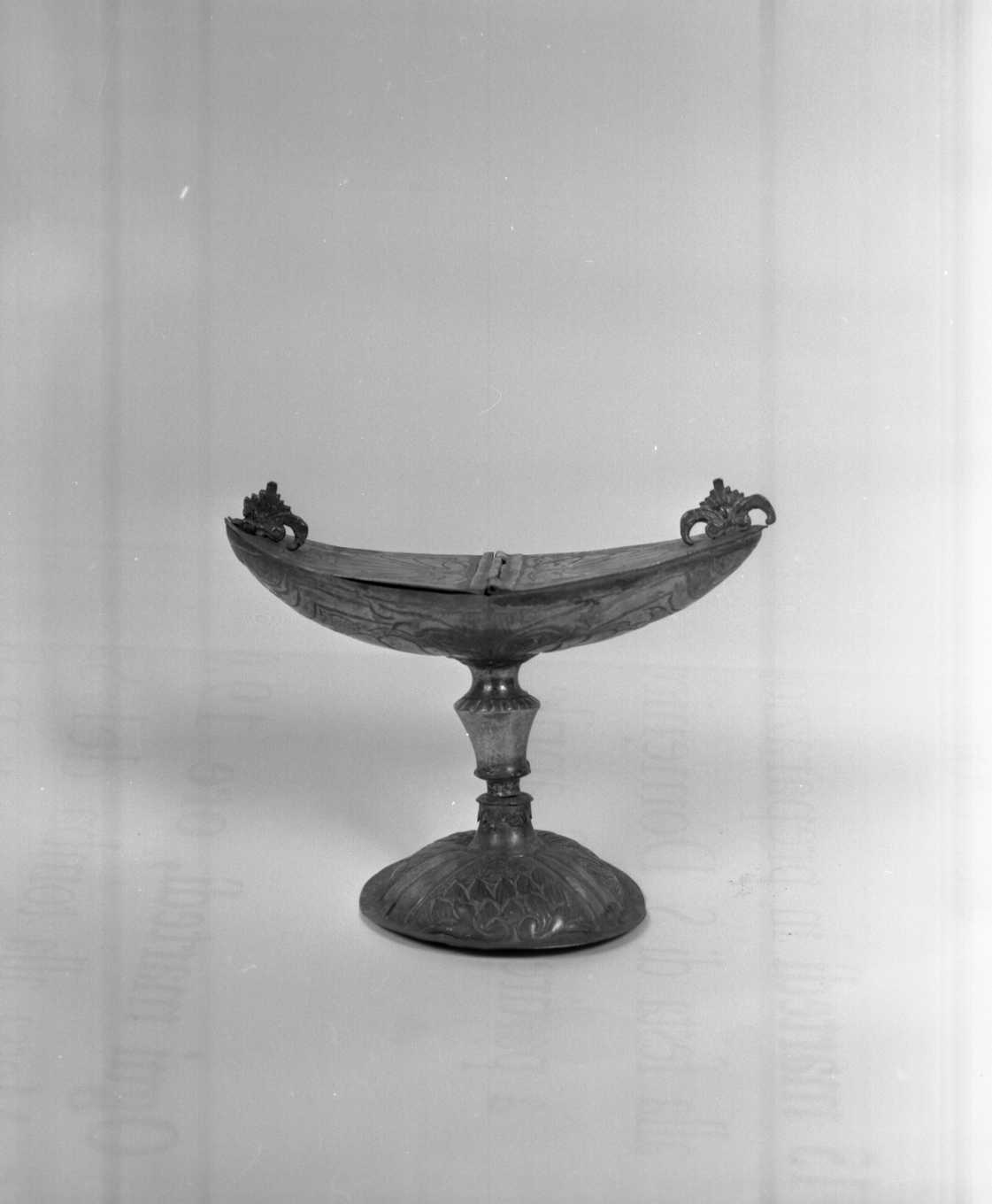 navicella portaincenso - ambito emiliano (seconda metà sec. XVII)