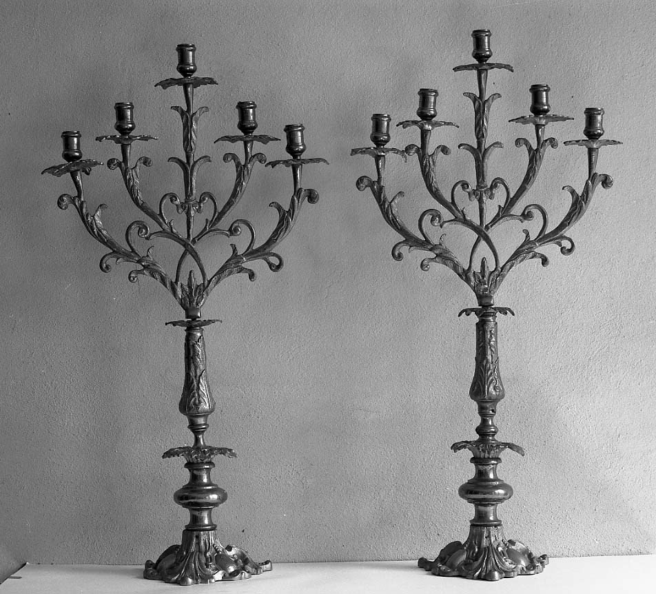 candeliere - ambito emiliano (fine/inizio secc. XIX/ XX)