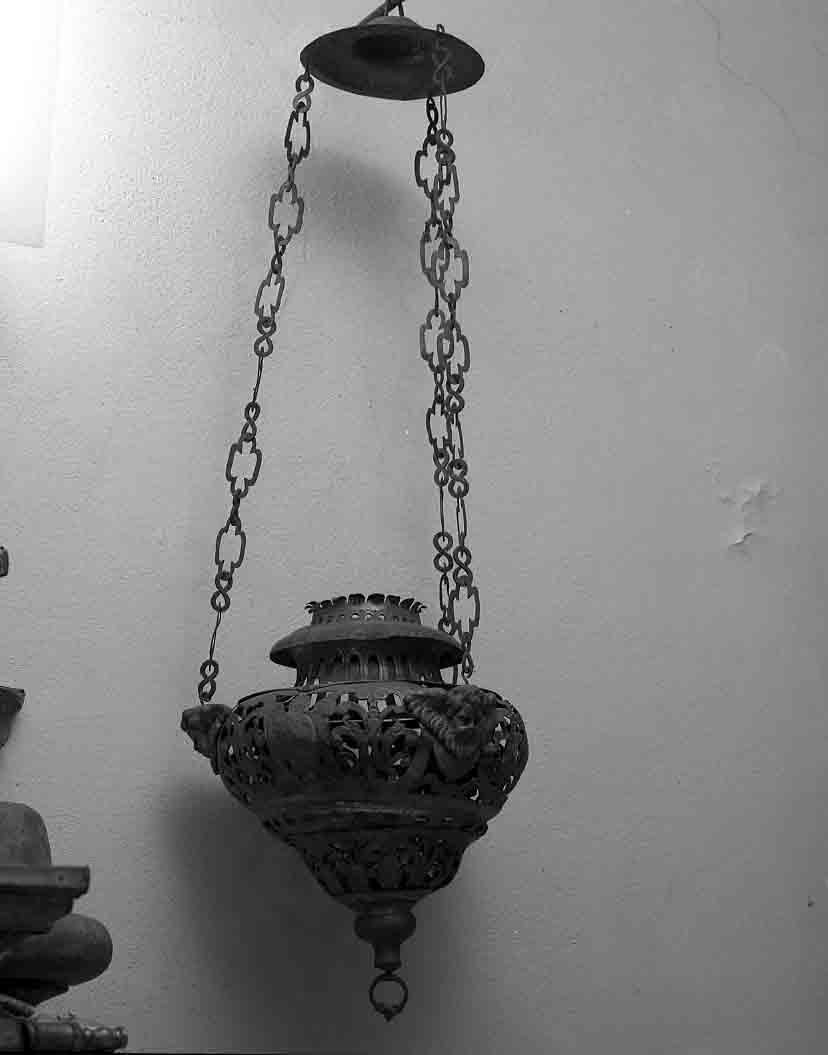 lampada pensile - ambito emiliano (sec. XVII)