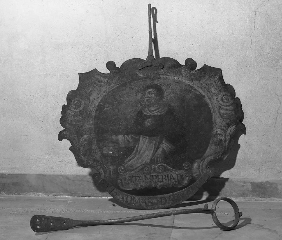 San Tommaso d'Aquino (insegna) - ambito emiliano (sec. XVIII)