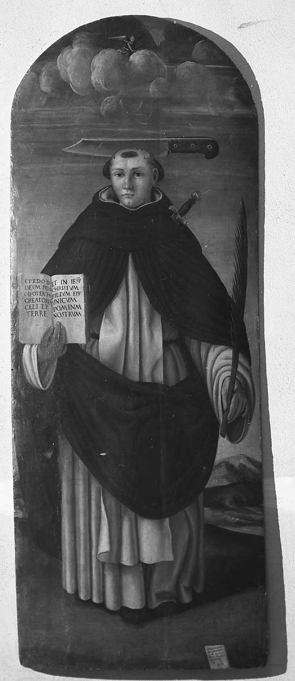 San Pietro martire (dipinto) di Agostino da Conversegno (sec. XVI)