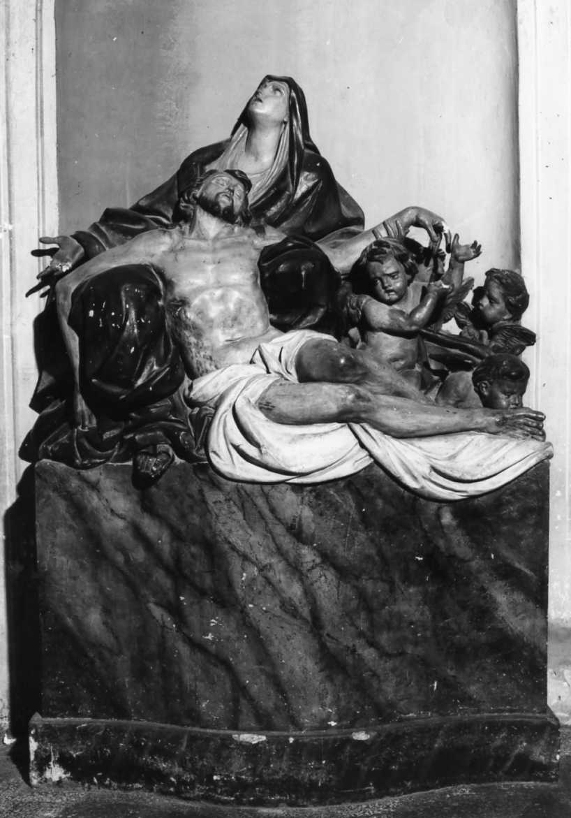 Pietà (gruppo scultoreo) di Sarti Sebastiano detto Rodellone (sec. XVIII)