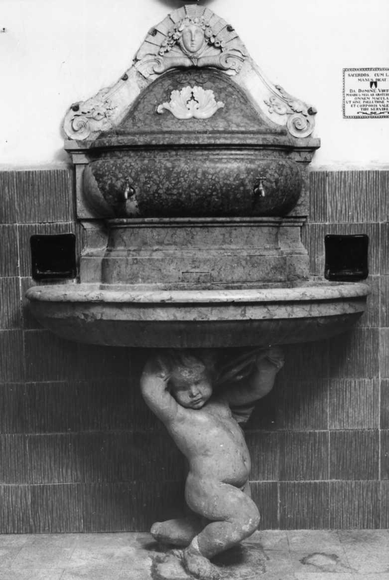 lavabo da sacrestia - ambito emiliano (sec. XVII)