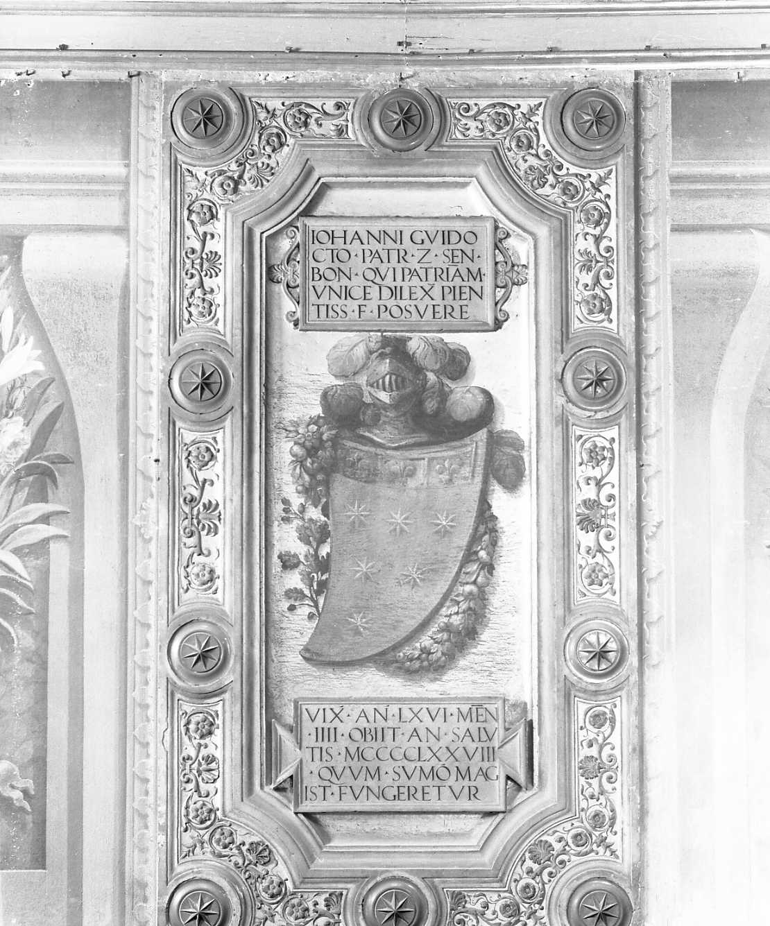 lapide tombale - ambito emiliano (sec. XV)