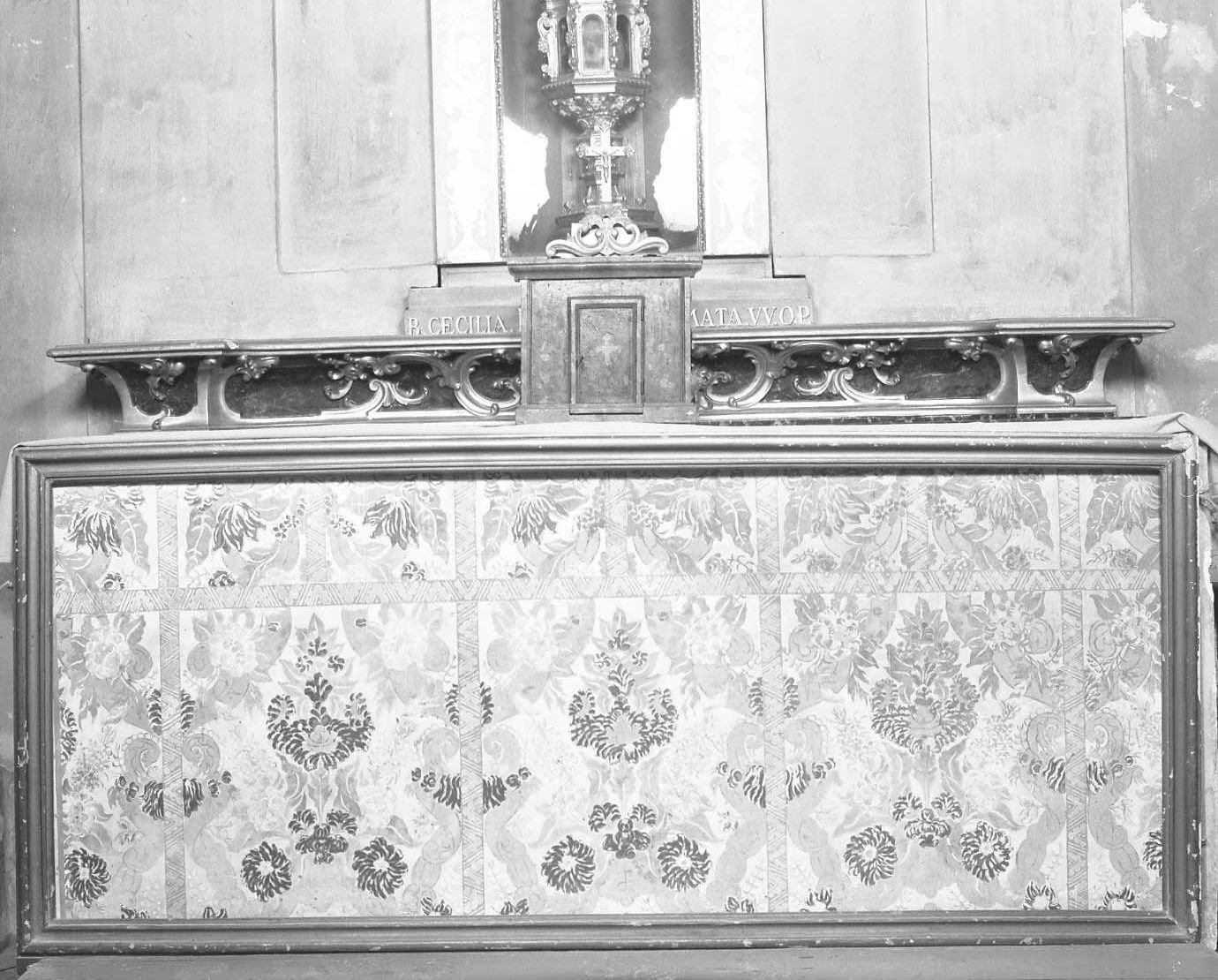 paliotto - ambito emiliano (sec. XVIII)