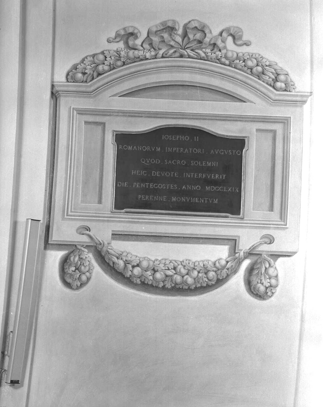 lapide documentaria - ambito emiliano (sec. XVIII)