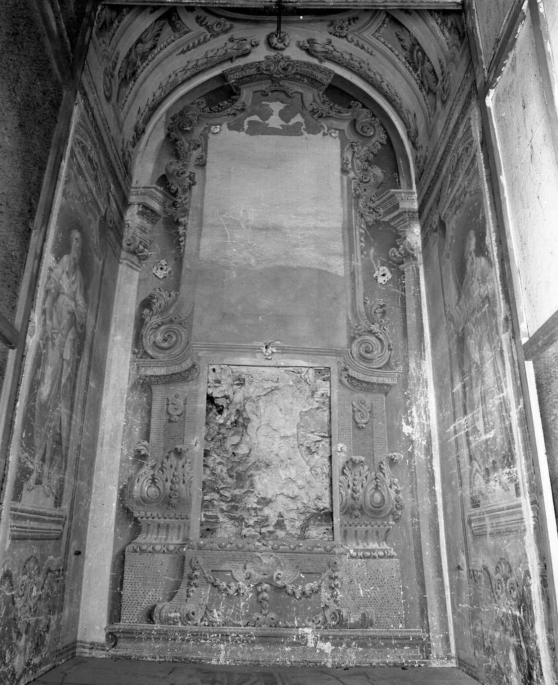 San Pietro; Quadratura architettonica; San Paolo (dipinto) - ambito bolognese (sec. XVIII)