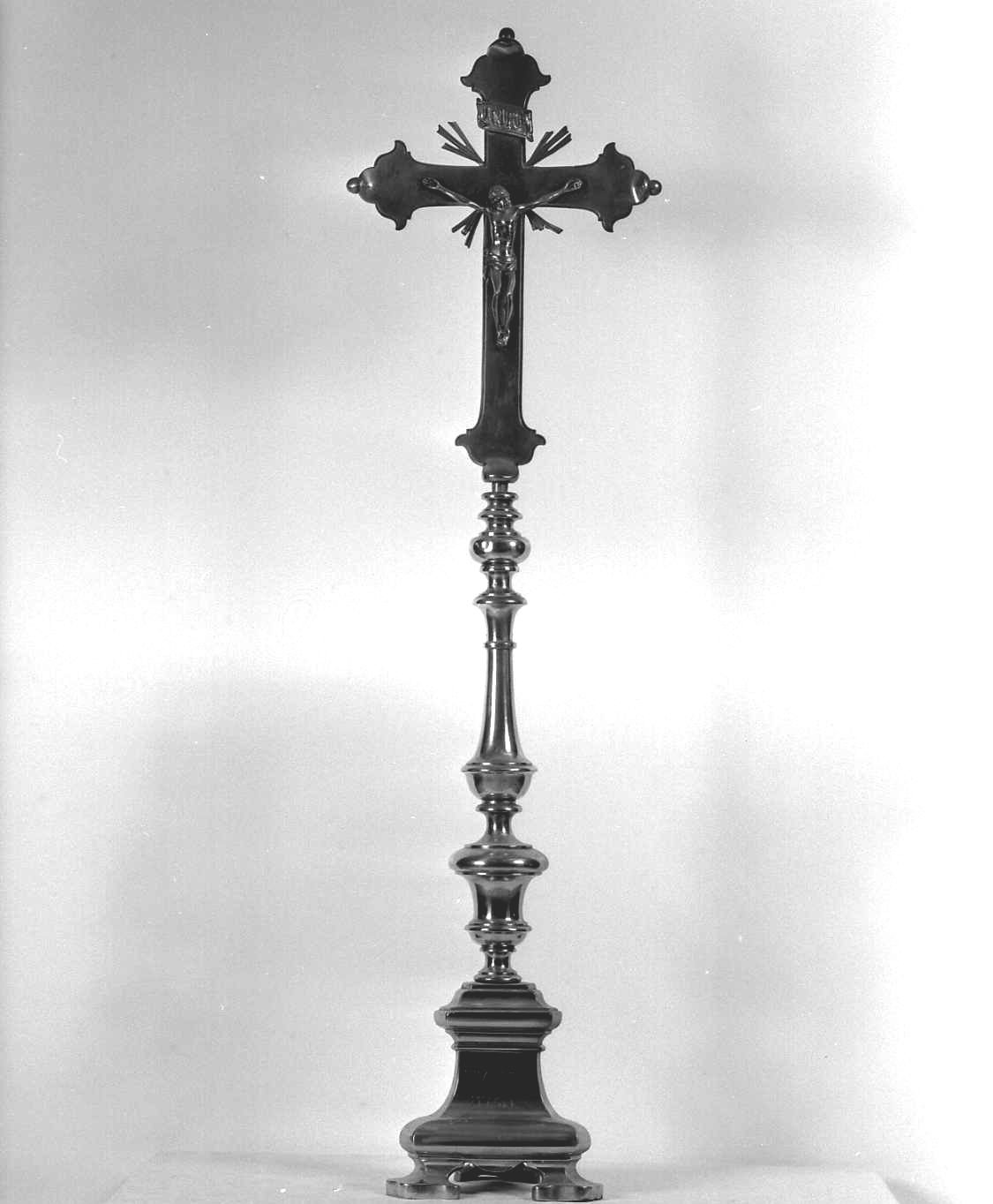 croce d'altare, elemento d'insieme - ambito emiliano (sec. XVIII)
