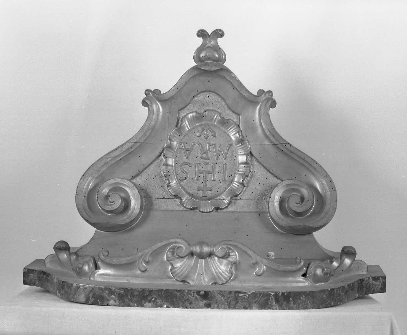 mensola - ambito emiliano (prima metà sec. XVIII)