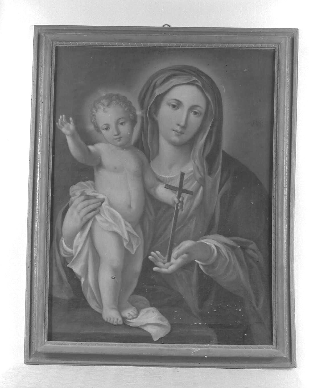 Madonna con Bambino (dipinto) di Crescimbeni Anna Maria (attribuito) - ambito bolognese (prima metà sec. XIX)