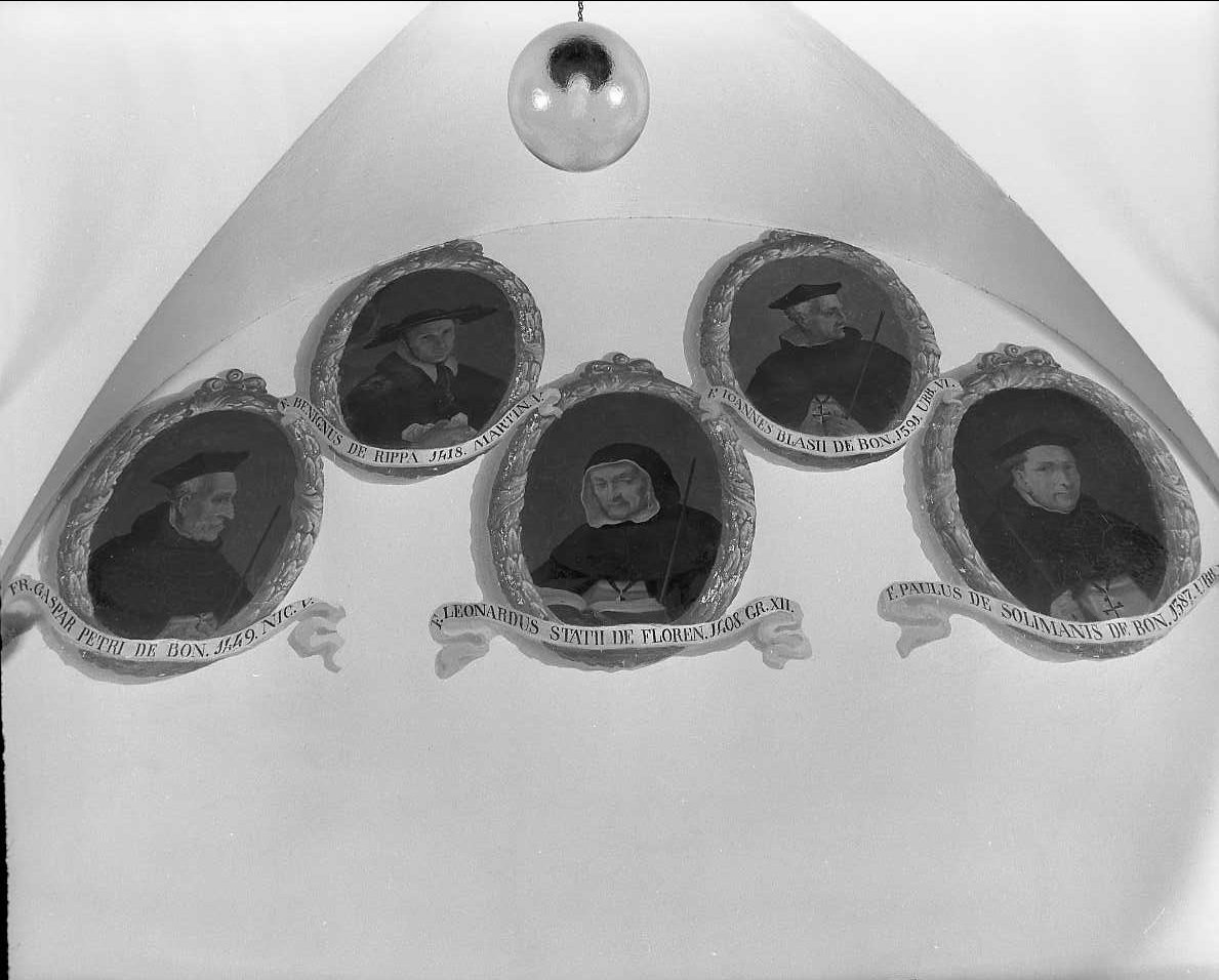 busti ritratti di inquisitori (dipinto, elemento d'insieme) di Viviani (secc. XVII/ XVIII)