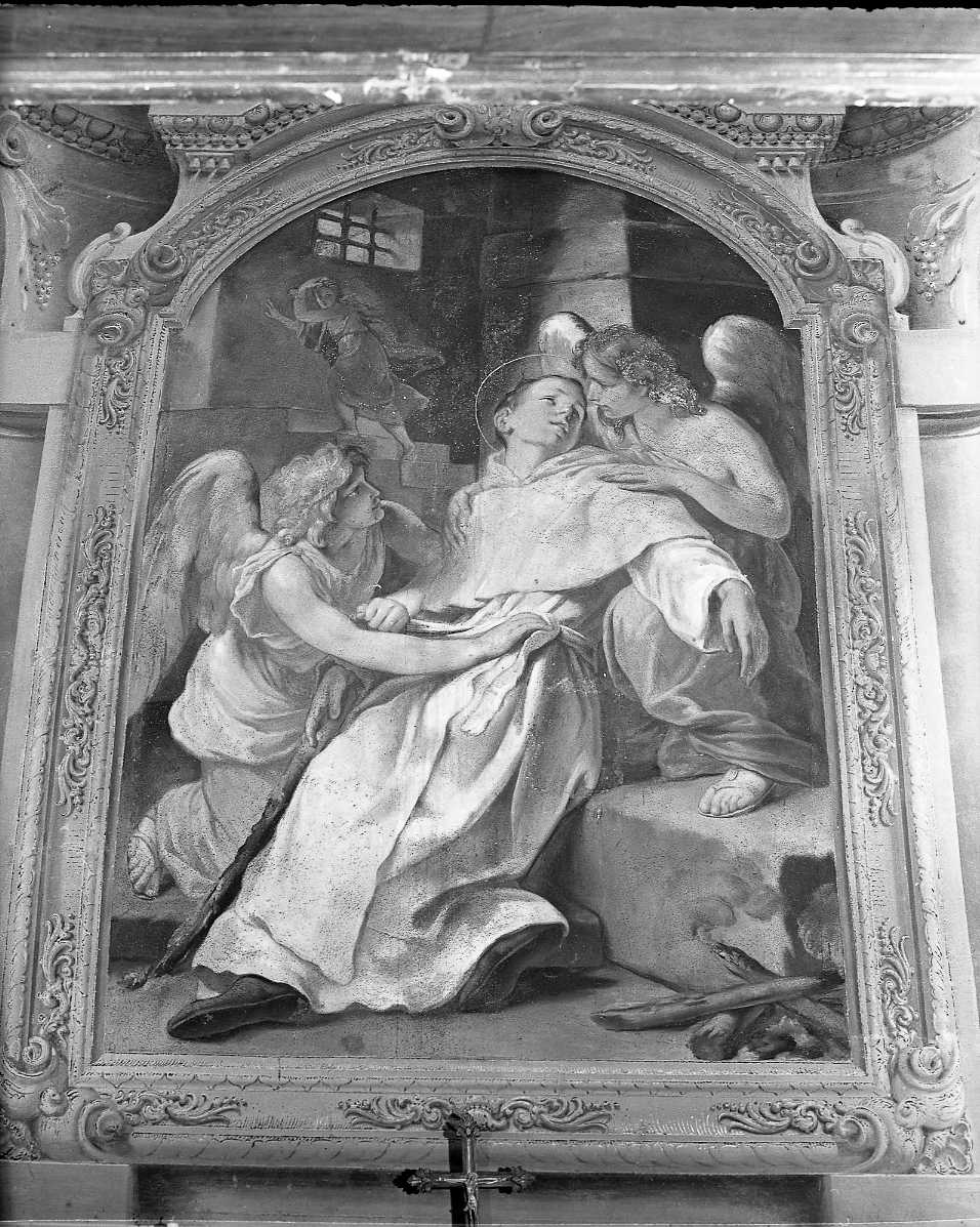 San Tommaso d'Aquino cinto dagli angeli (dipinto) di Cignani Felice (sec. XVII)