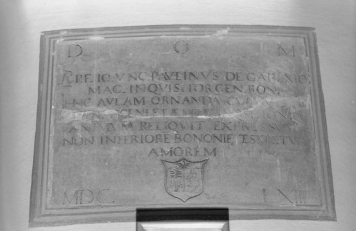 lapide documentaria - ambito emiliano (sec. XVII)