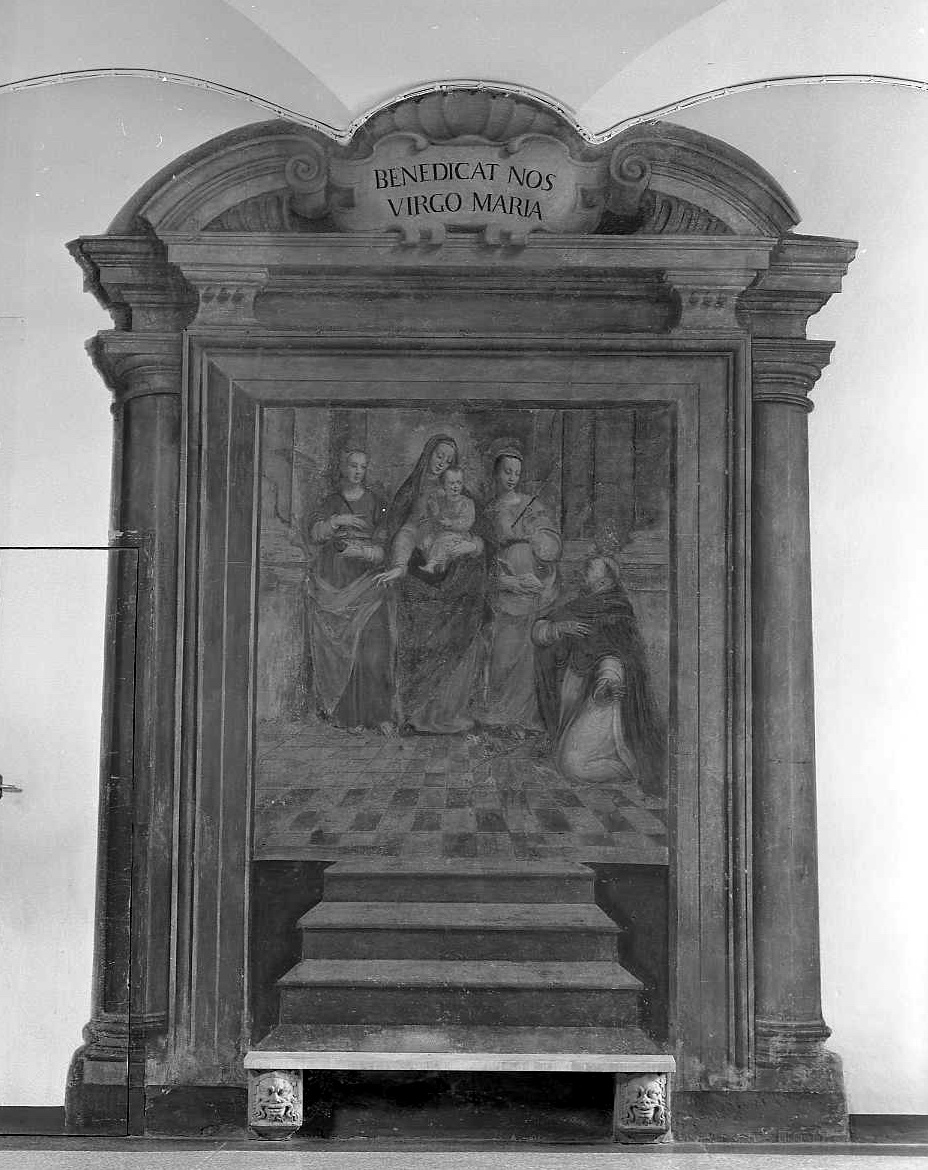 apparizione della Madonna con Bambino tra le sante Cecilia e Lucia a San Domenico (dipinto) - ambito bolognese (prima metà sec. XVI)