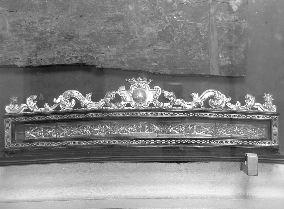 reliquiario - ambito emiliano (sec. XVII)