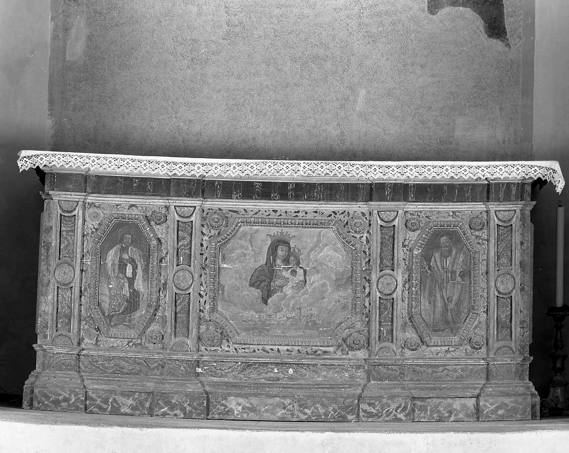 paliotto - ambito emiliano (prima metà sec. XVI)