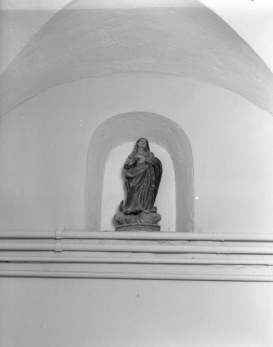 Madonna immacolata (statuetta devozionale) - ambito emiliano (sec. XVIII)
