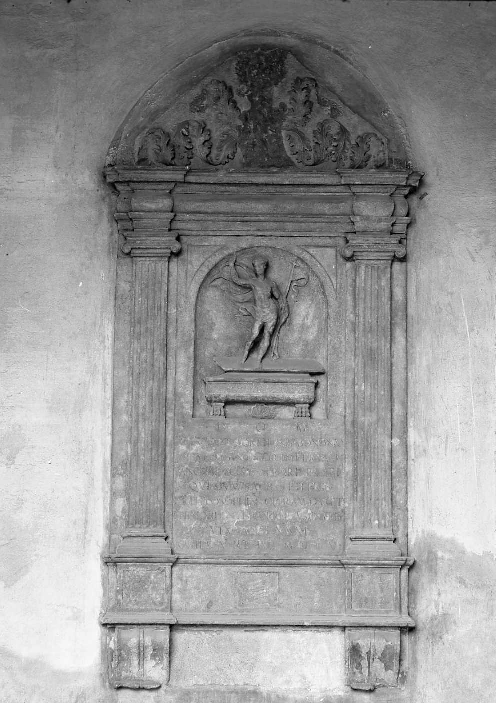 monumento funebre - ambito emiliano (sec. XVI)