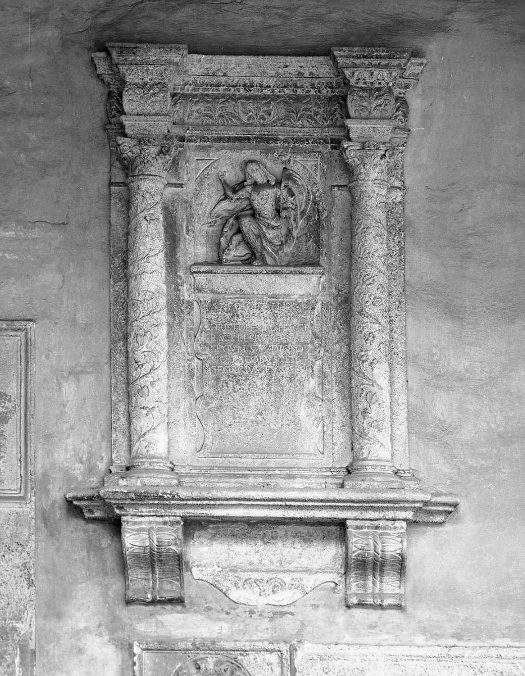monumento funebre - ambito emiliano (sec. XVI)