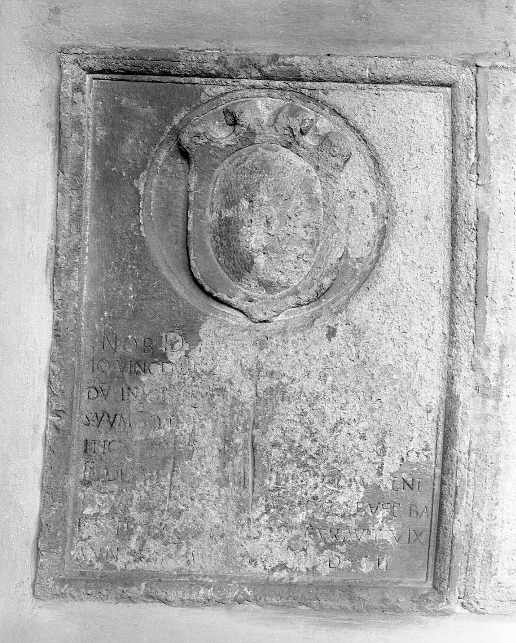lapide tombale - ambito emiliano (sec. XVII)