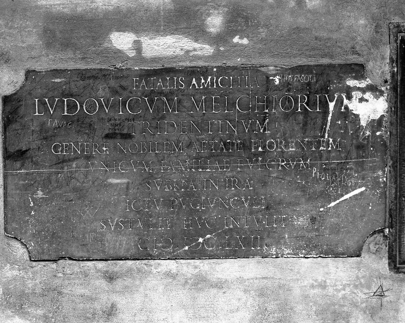 lapide tombale - ambito emiliano (sec. XVI)