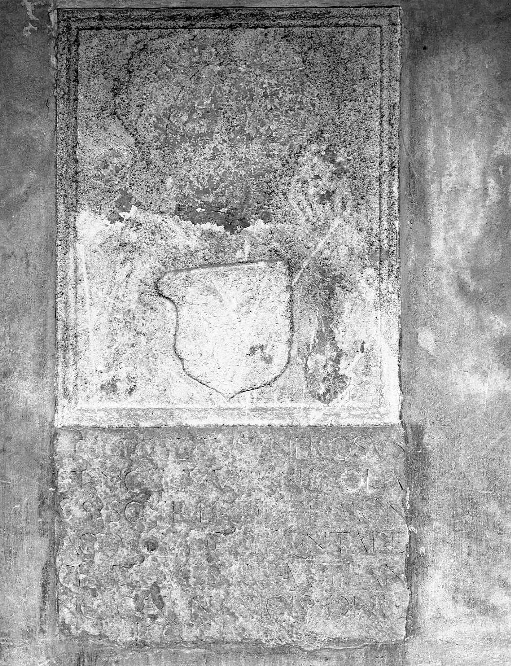 lapide tombale - ambito emiliano (sec. XV)