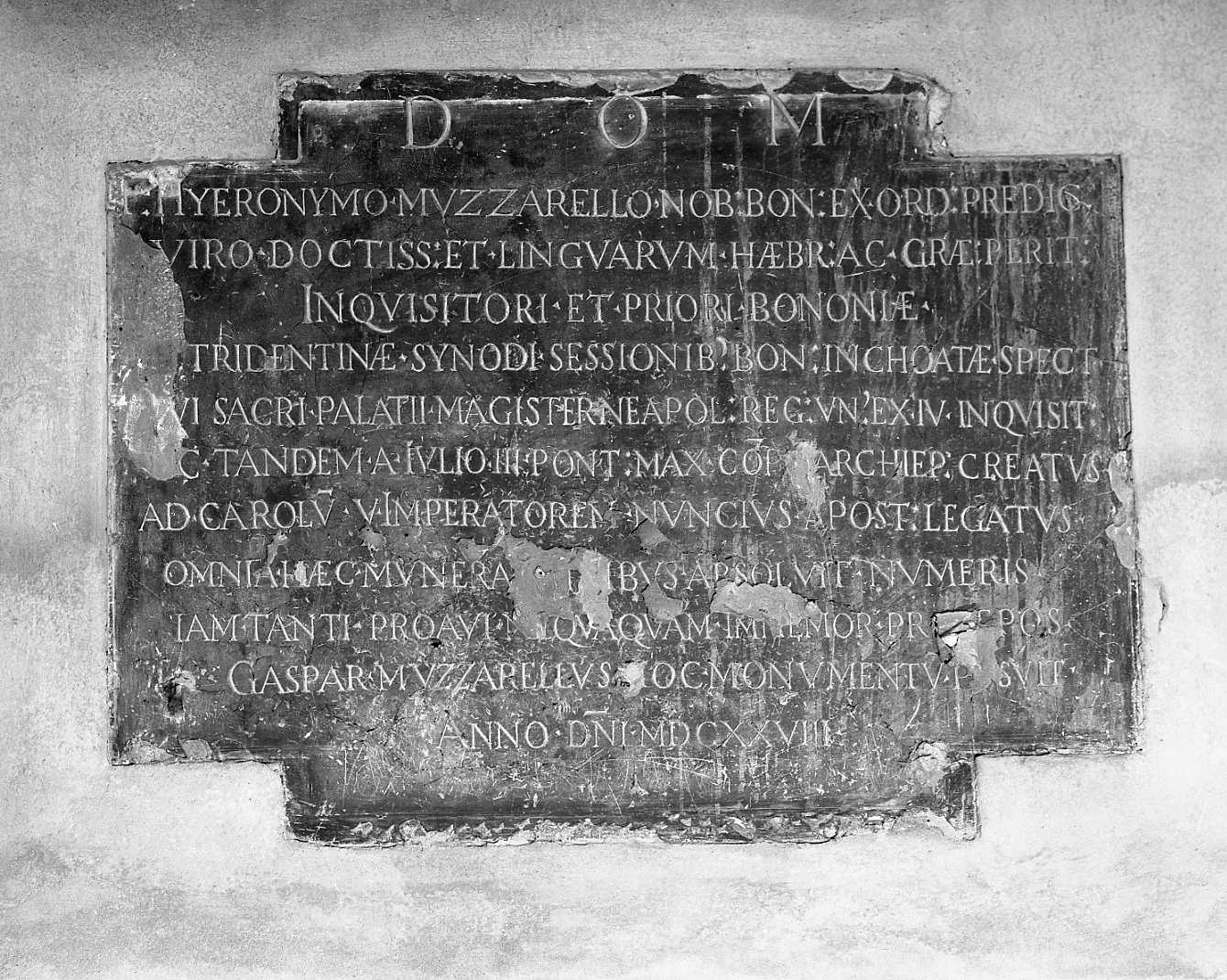 lapide tombale - ambito emiliano (sec. XVII)