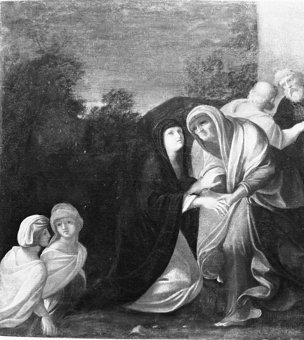 Visitazione (dipinto, elemento d'insieme) di Carracci Ludovico (sec. XVI)