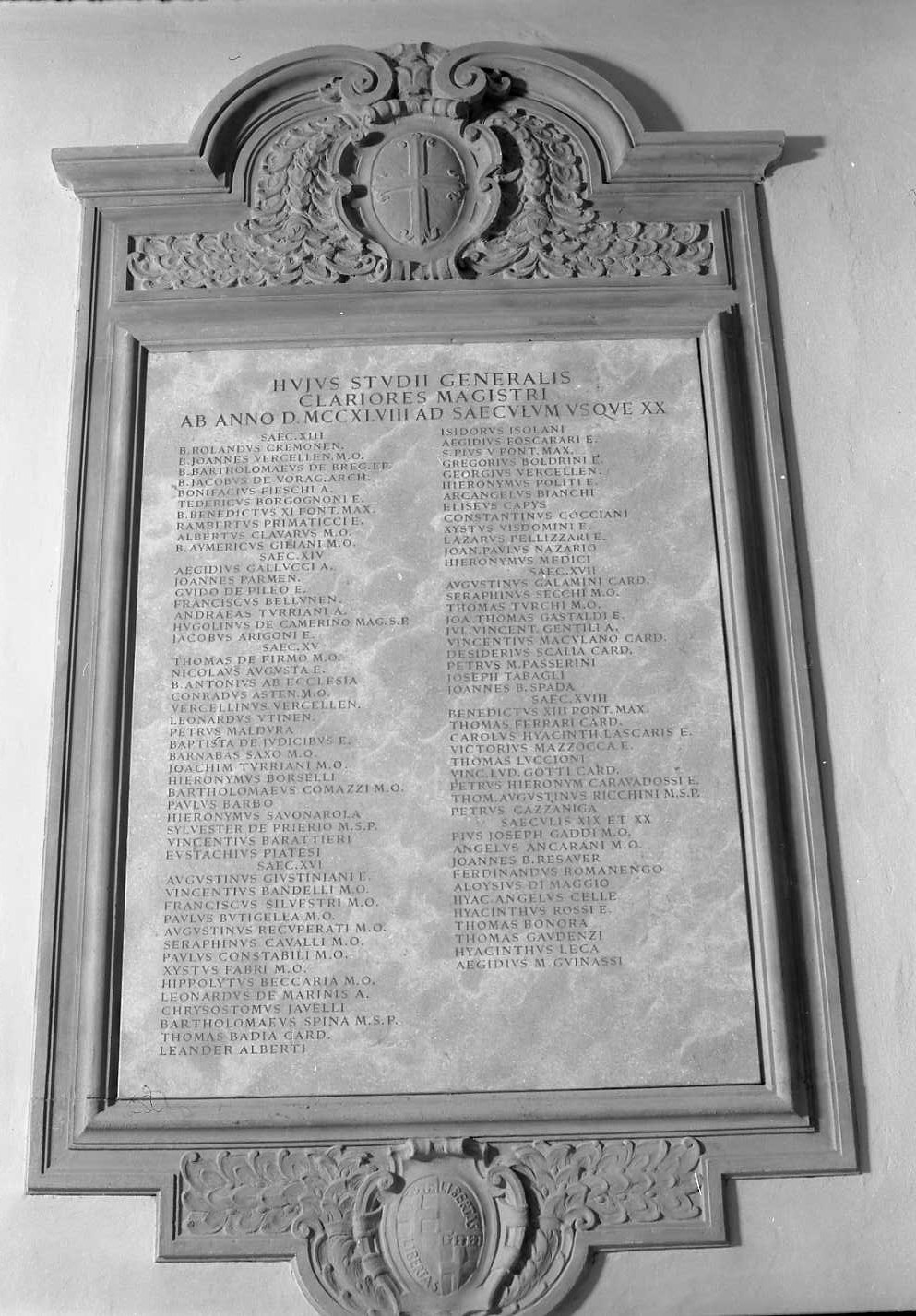 lapide documentaria di Samoggia Gaetano (sec. XX)