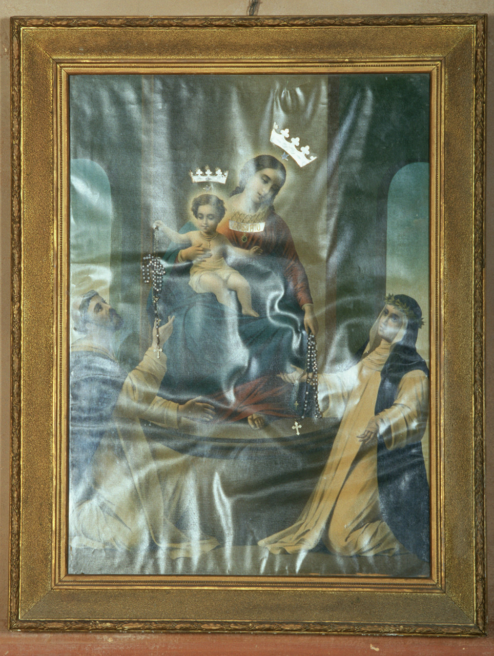 Madonna di Pompei (incisione) - ambito italiano (primo quarto sec. XX)