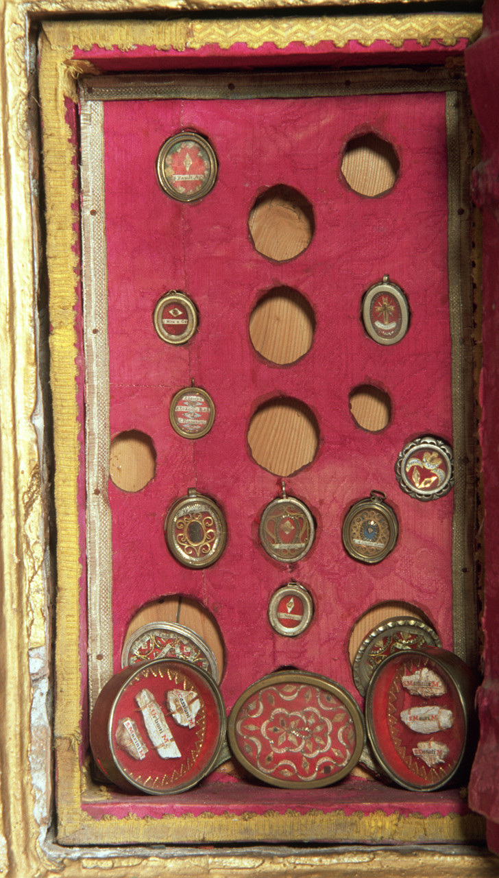 reliquiario - bottega ferrarese (sec. XIX)