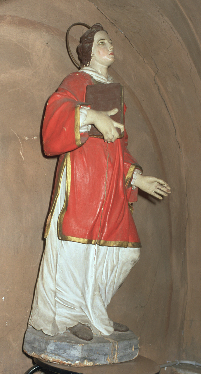 San Lorenzo (statua) - bottega ferrarese (metà sec. XVIII)