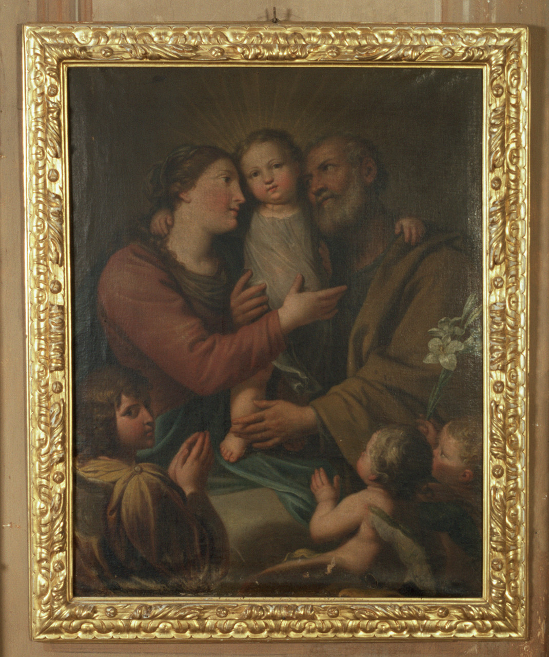 cornice, elemento d'insieme - bottega ferrarese (seconda metà sec. XVIII)