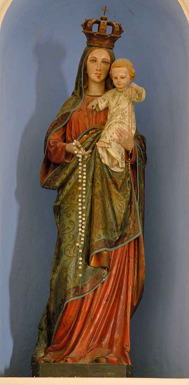 Madonna del Rosario (statua) - ambito emiliano (secondo quarto sec. XX)